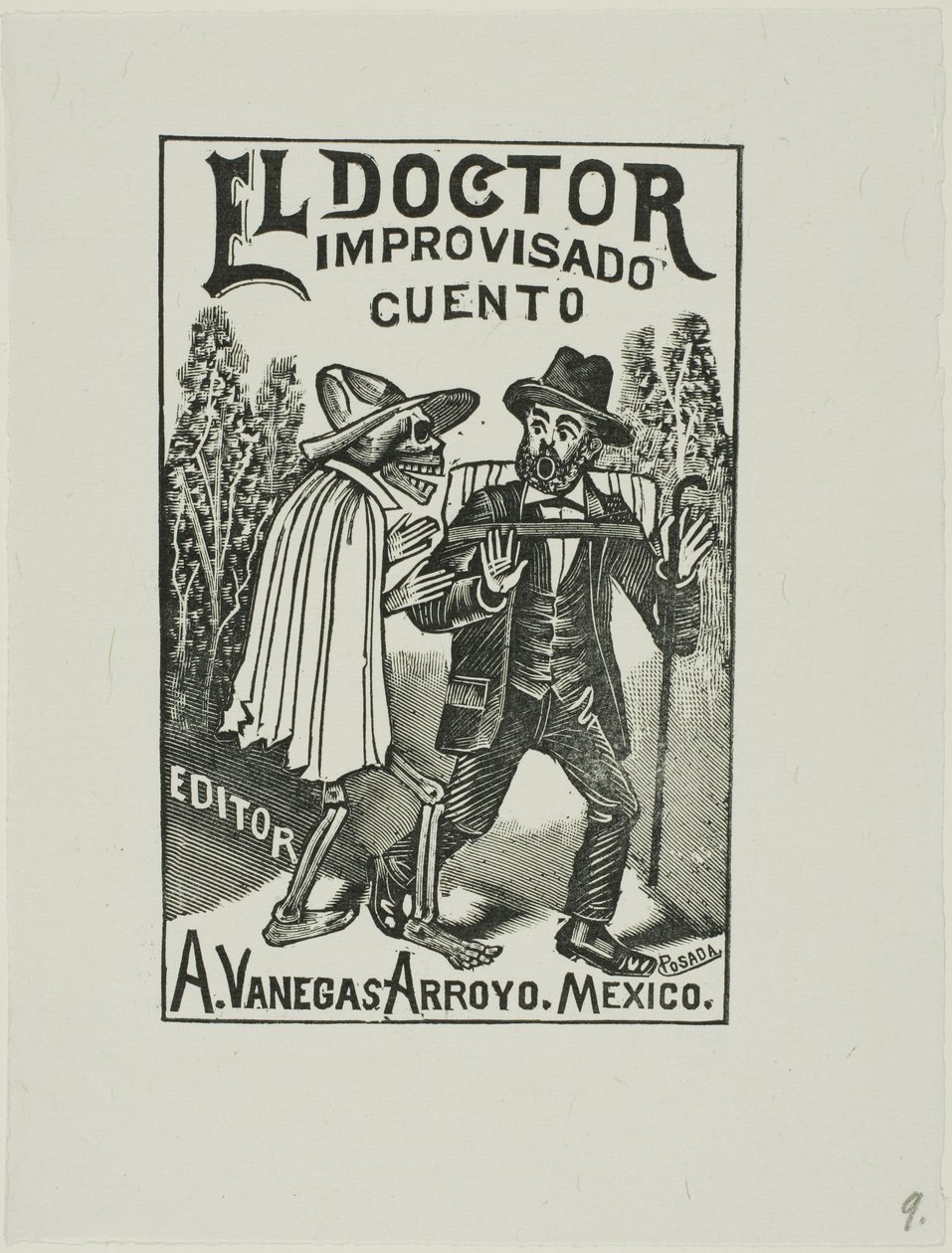 Der improvisierte Doktor von José Guadalupe Posada