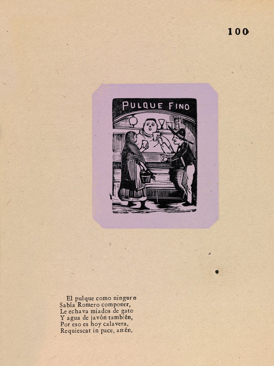 Der Pulque-Macher von José Guadalupe Posada