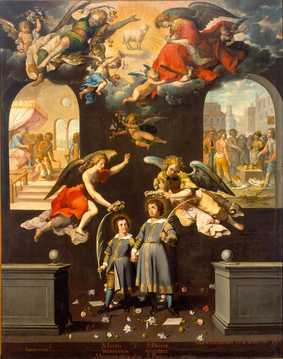 Die Heiligen Justus und Pastor von José Juárez