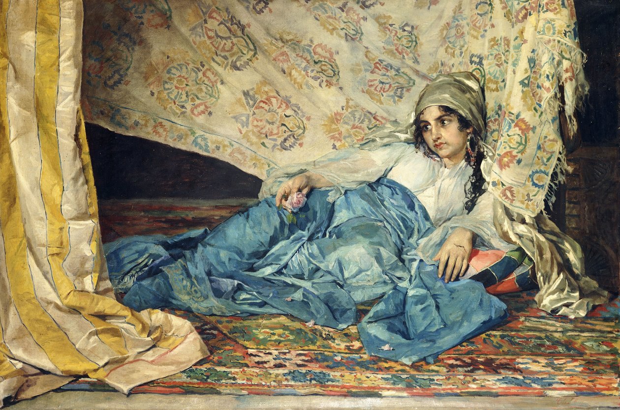 Eine Odaliske von Jose Cala y Moya