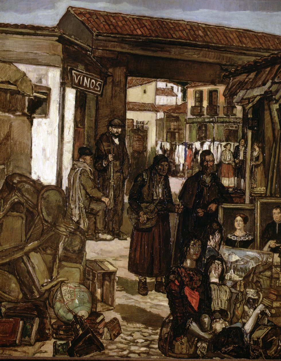 El Rastro, Madrid von Jose Gutierrez Solana