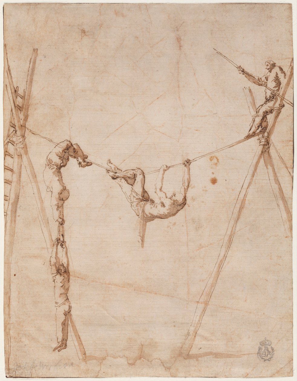 Akrobaten auf einem Seil von Jose de Ribera