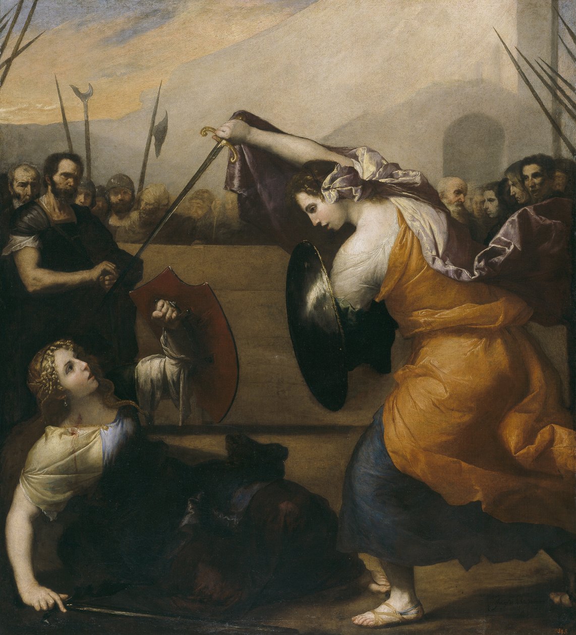 Duell der Frauen von Jose de Ribera
