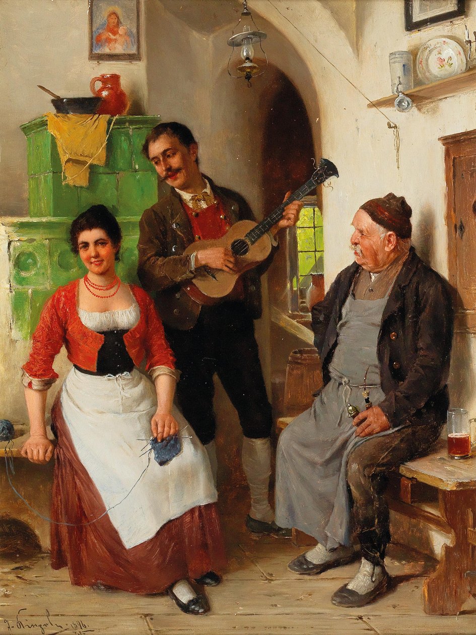 Die Serenade von Josef Kinzel