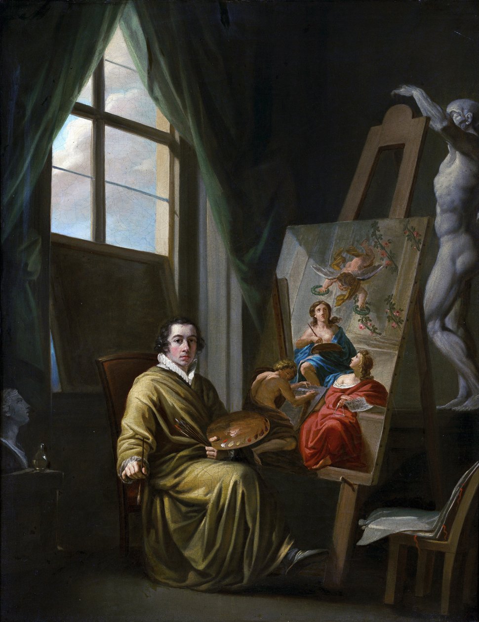 Selbstporträt von Josef Abel
