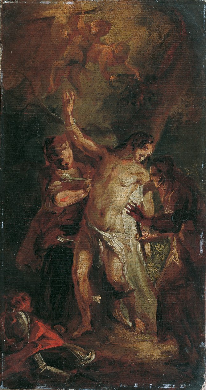 Der heilige Sebastian und die Frauen von Josef Anton Mesmer