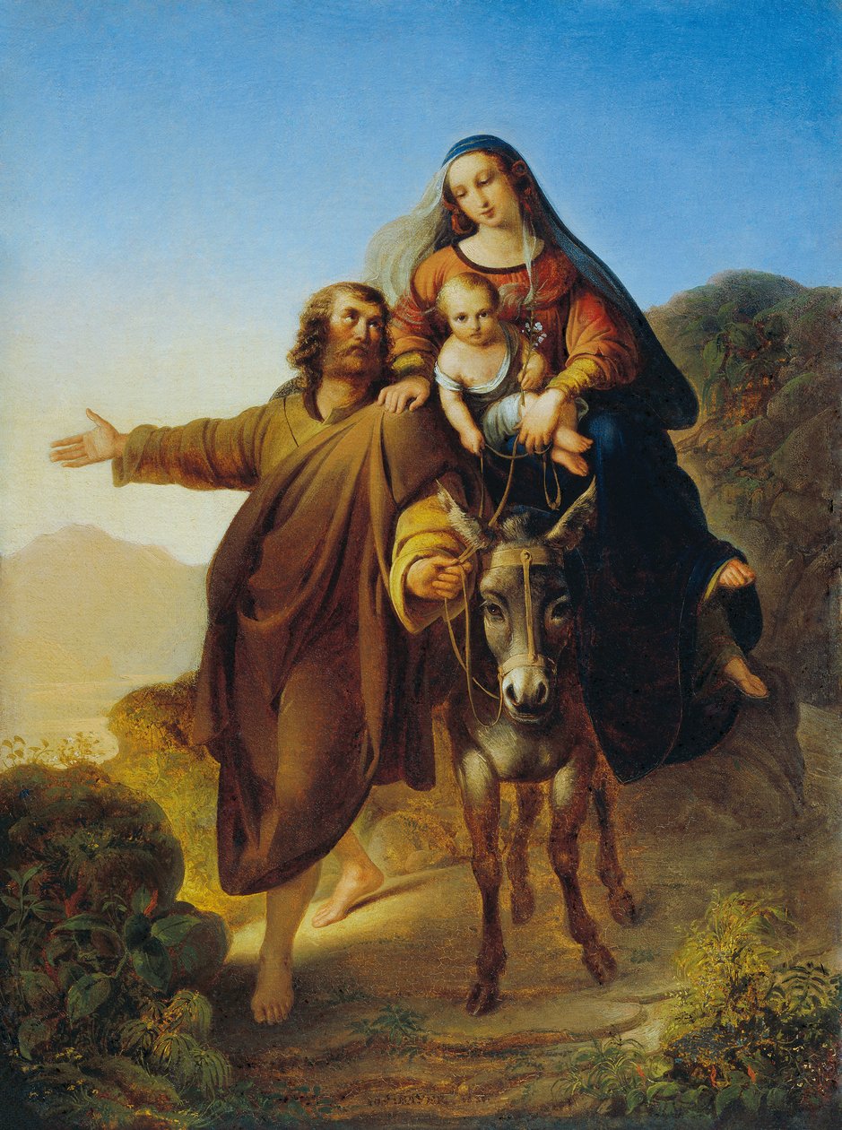 Flucht nach Ägypten von Josef Bayer