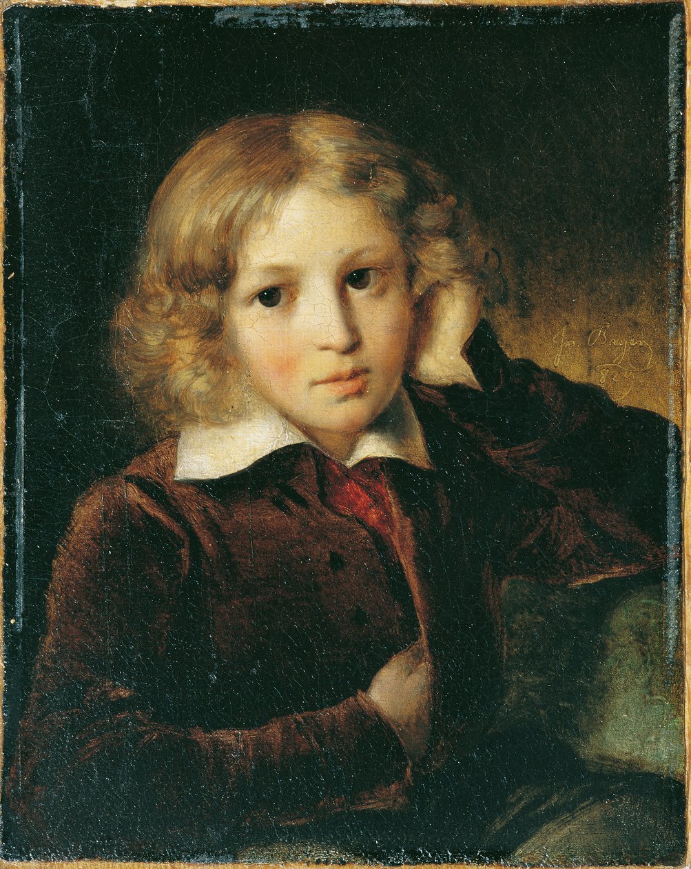 Knabenbildnis von Josef Bayer