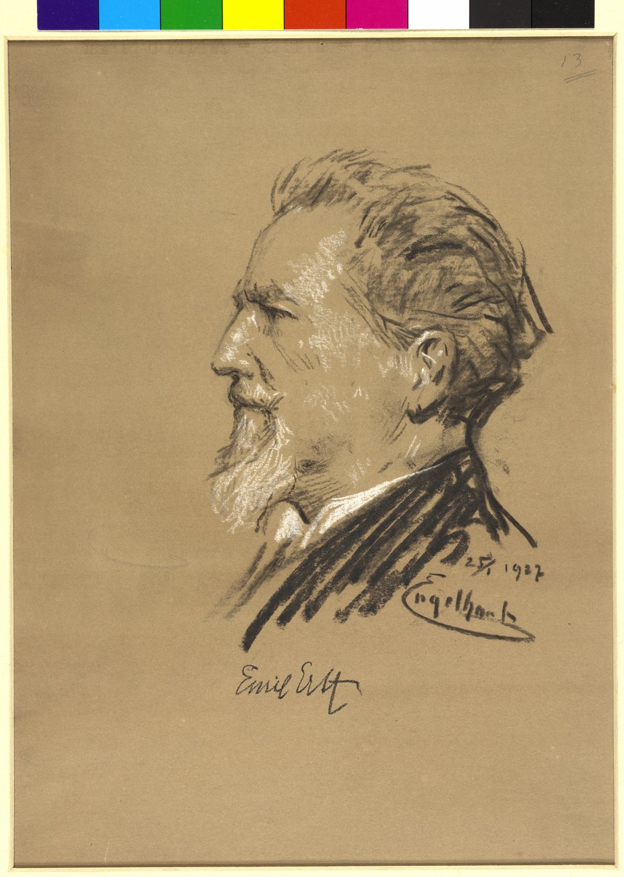 Bild von Emil Ertl 1889 von Josef Engelhart