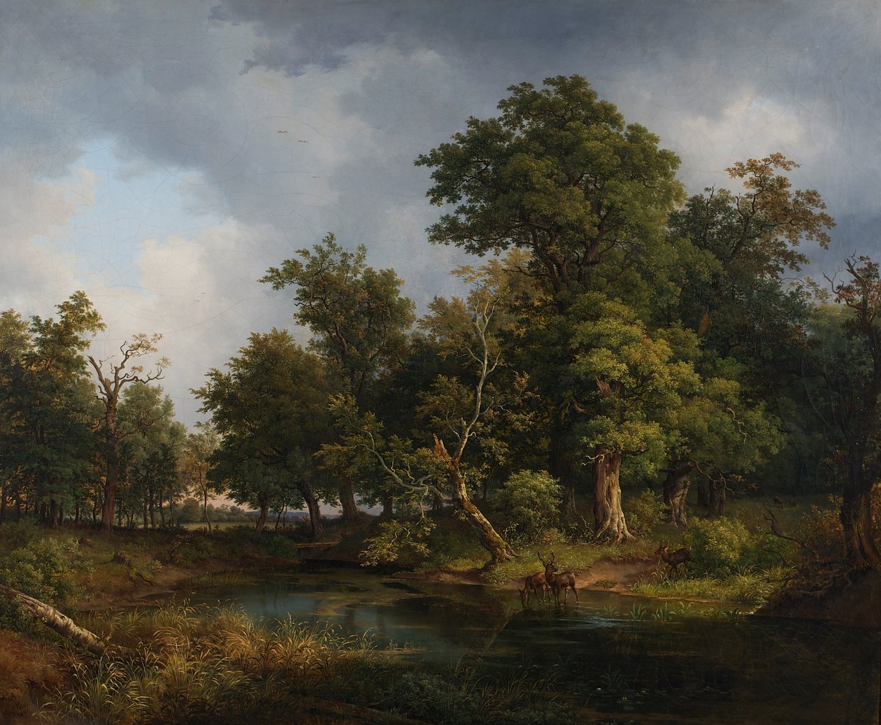 Waldlandschaft von Josef Feid