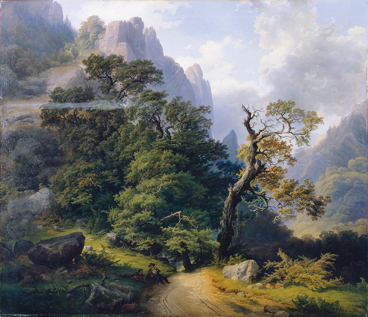 Berglandschaft von Josef Holzer