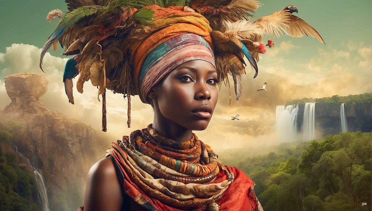 Dreamcore_traumhafte Szene-Afrika_03 von Josef Johann Michel