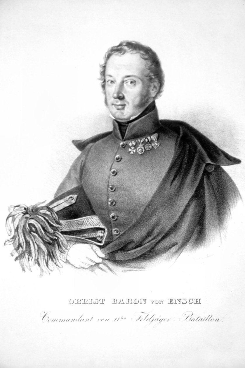 Franz Ensch Lithografie von Josef Kriehuber