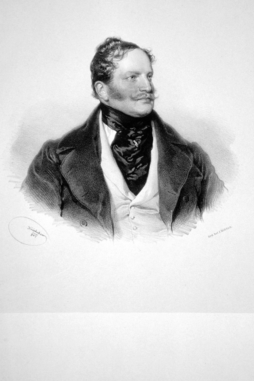 Franz Hardegg Litho von Josef Kriehuber