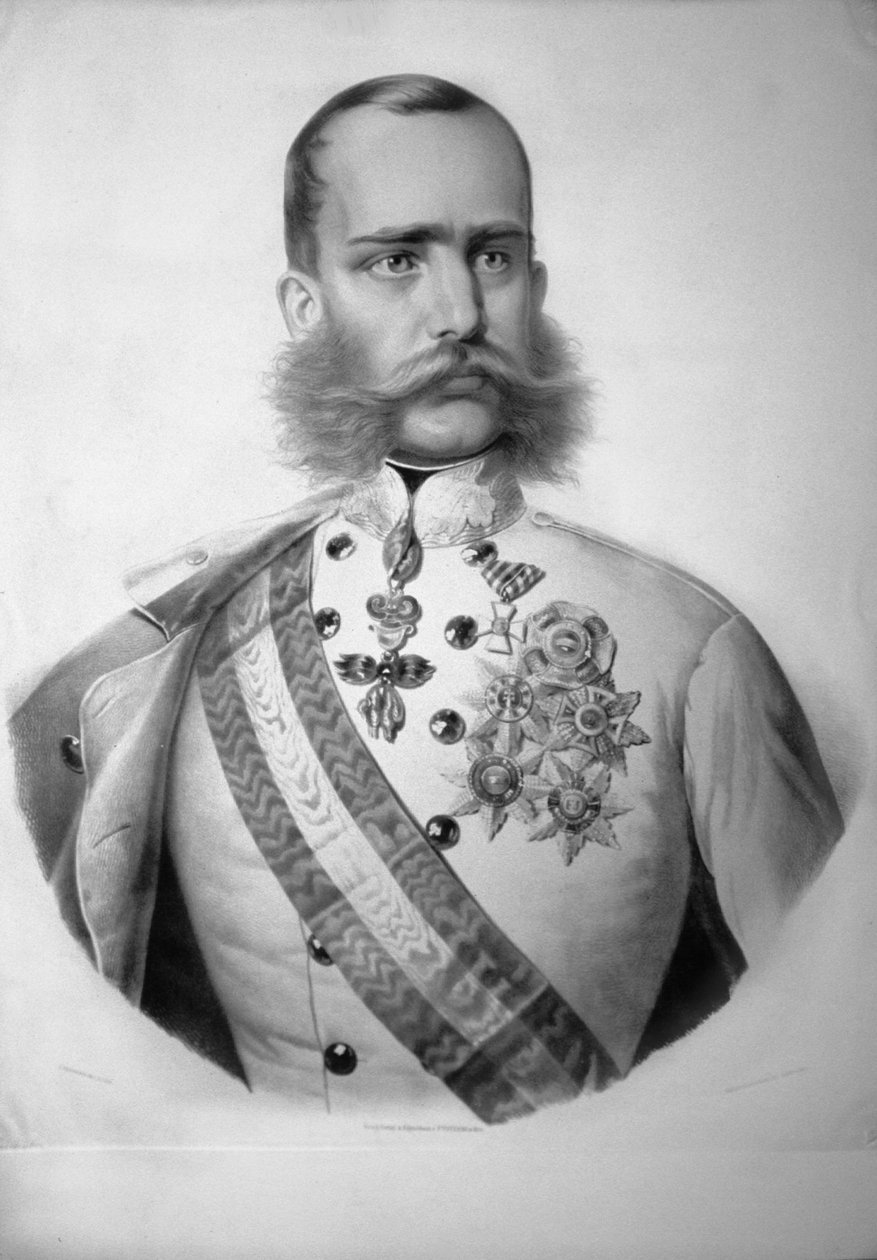 Franz Josef I. Kr. s.a. Litho von Josef Kriehuber