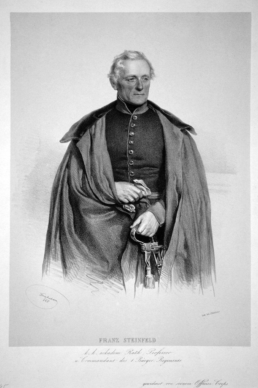 Franz Steinfeld Litho von Josef Kriehuber