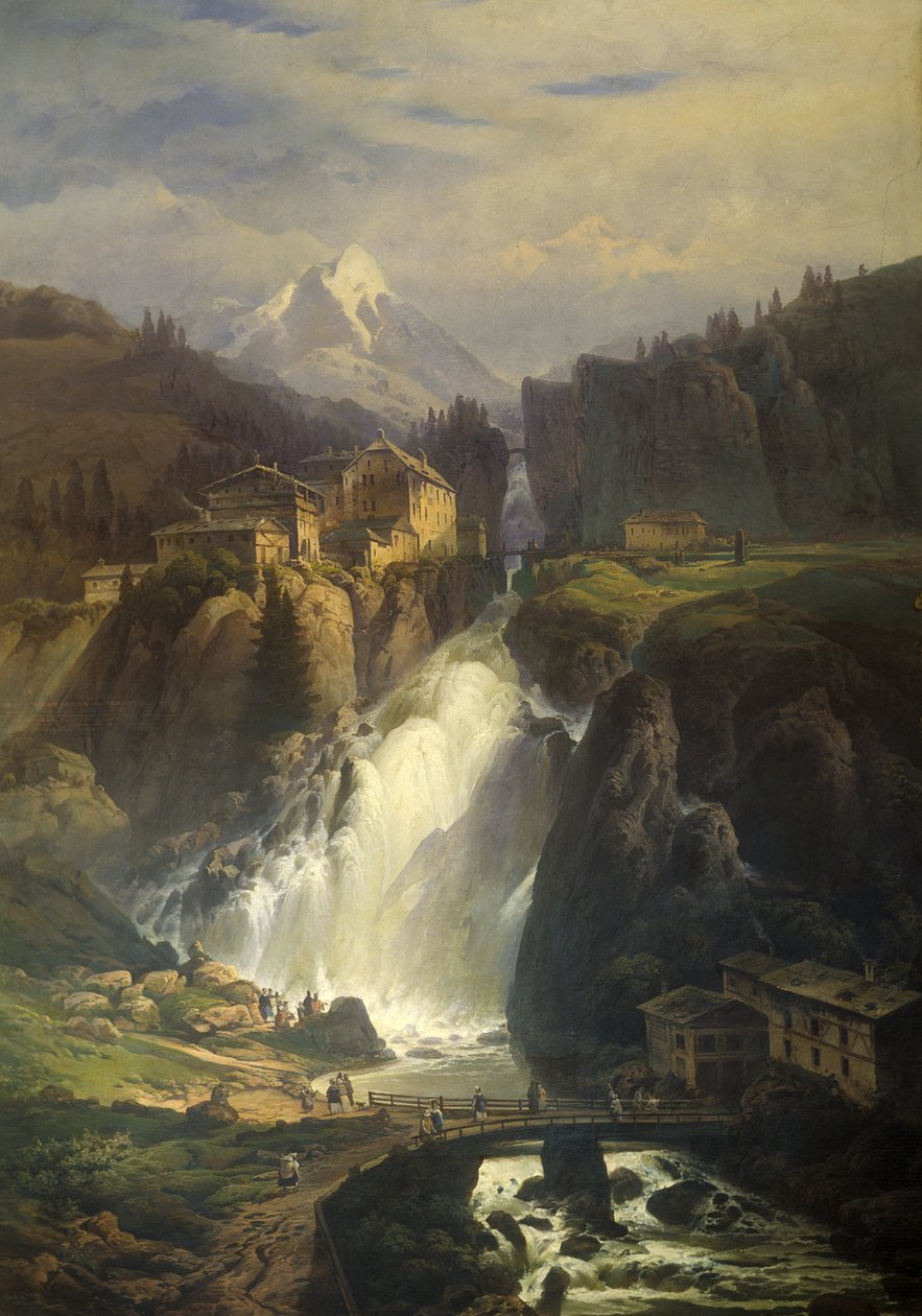 Ansicht von Bad Gastein von Josef Matěj Navrátil