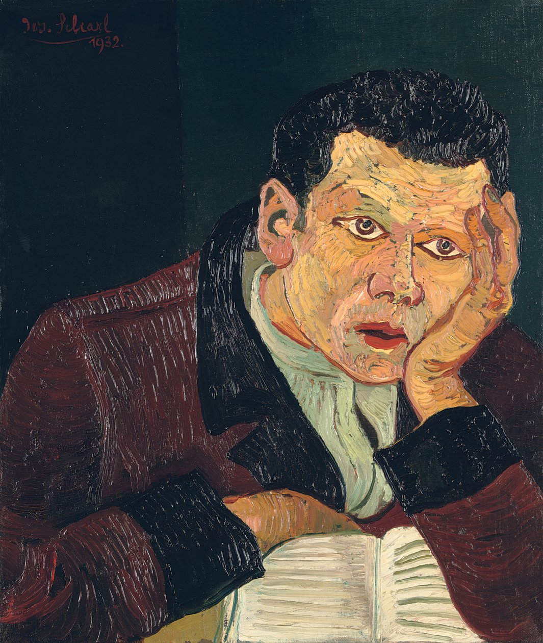 Der Literat (Oskar Maria Graf) von Josef Scharl