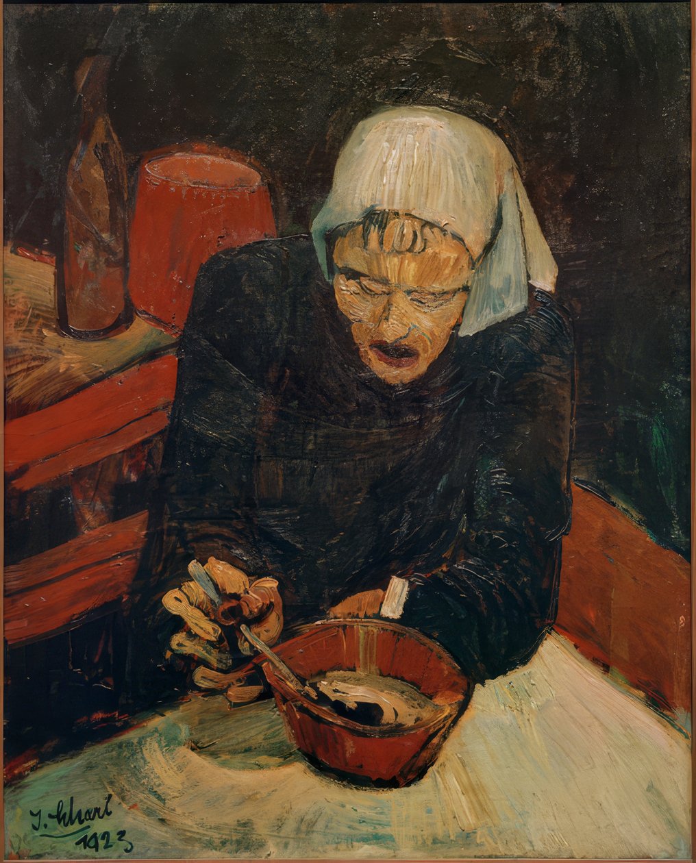 Alte Frau von Josef Scharl