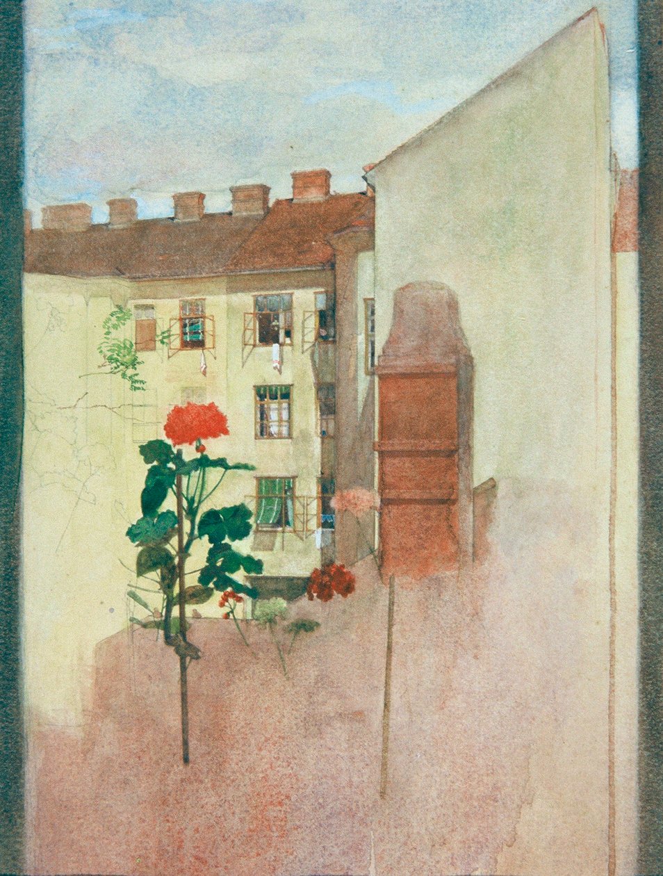 Blick aus dem Fenster von Josef Wawra