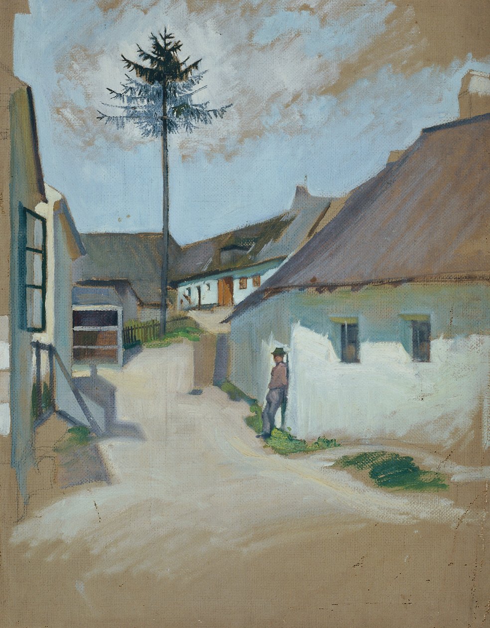 Dorfstraße von Josef Wawra