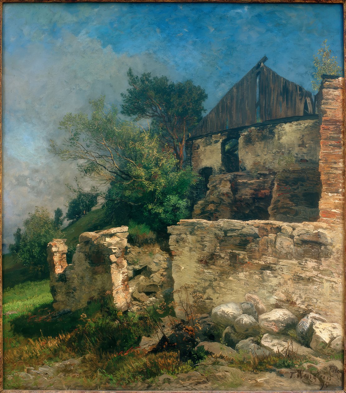 Alter Stadel bei Tölz von Josef Wenglein