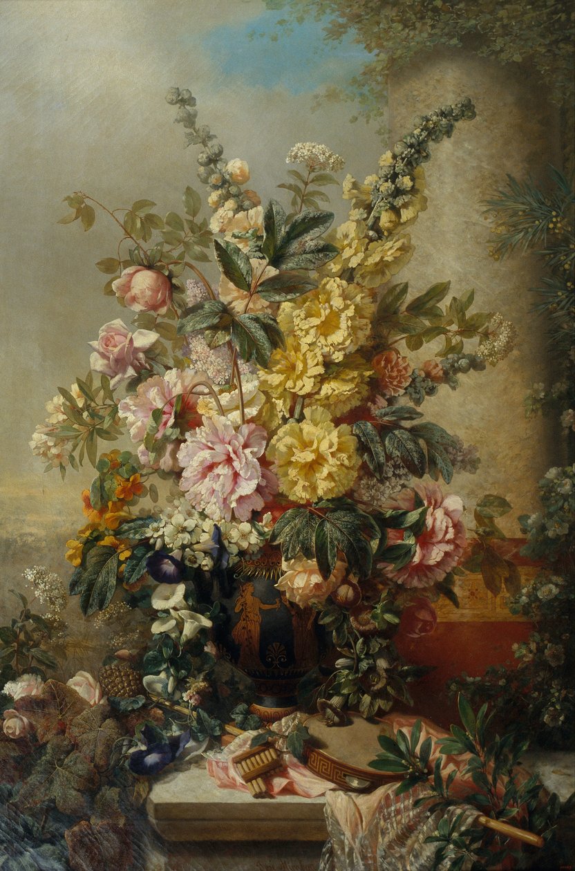 Große Vase mit Blumen von Josep Mirabent