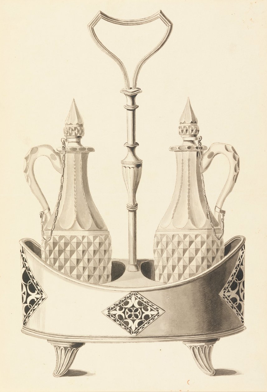 Entwurf für einen Essig- und Ölständer von Joseph Anton Seethaler Ii