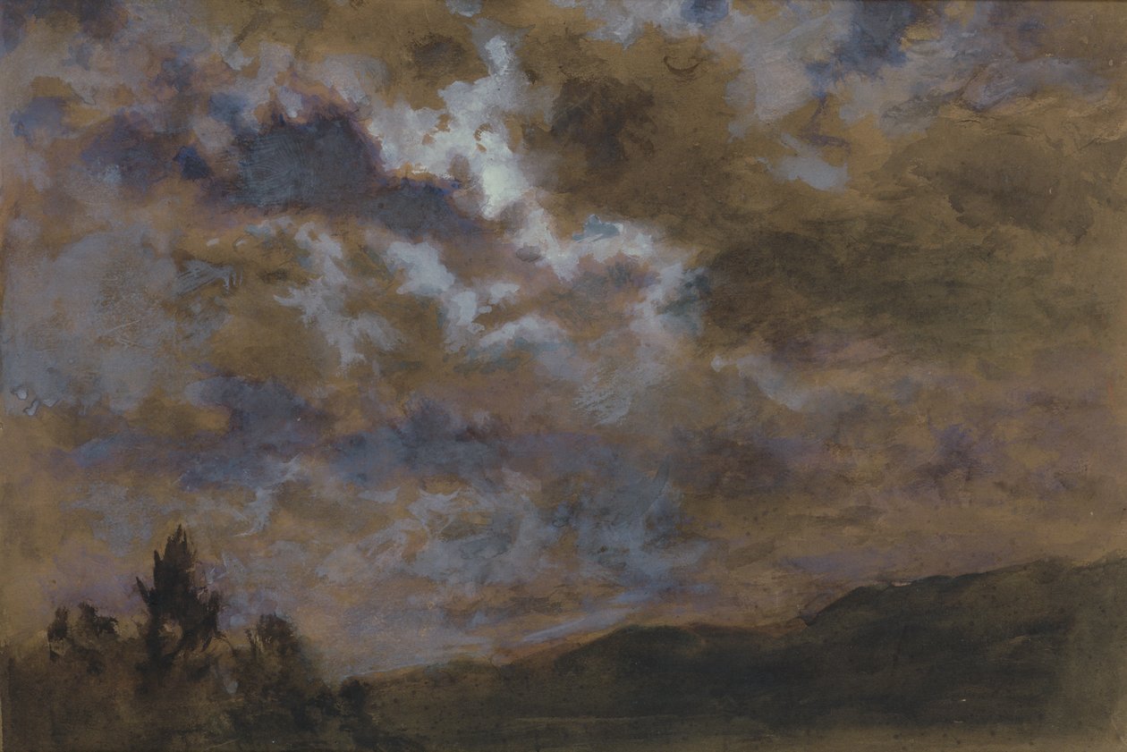 Ein dunkler Himmel von Joseph Severn