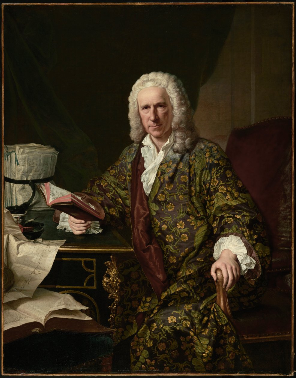 Porträt von Marc de Villiers von Joseph Aved