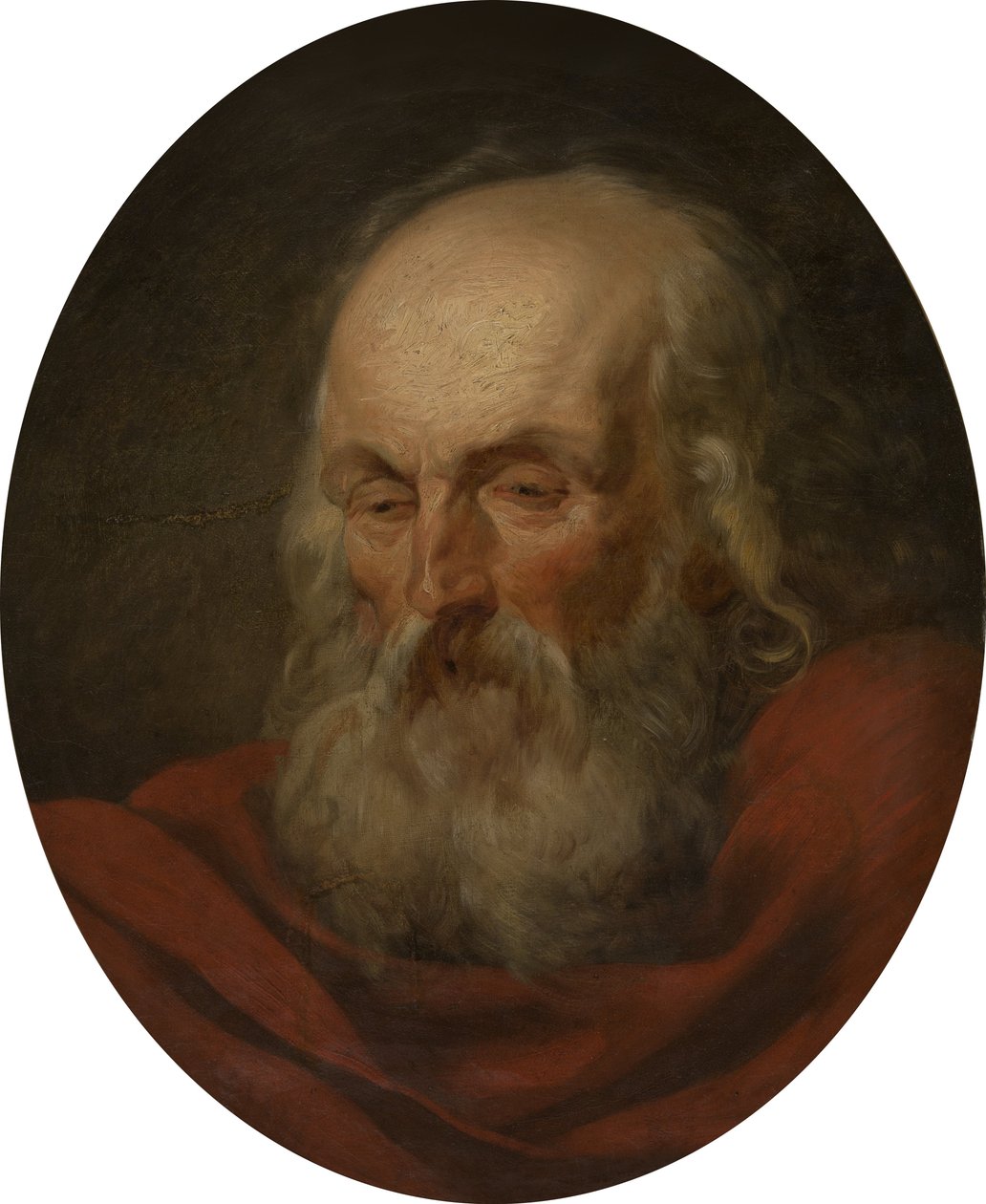 Kopf eines alten Mannes von Joseph Benoît Suvée