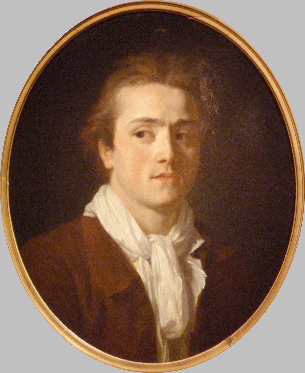 Porträt von Paul-Guillaume Lemoine, genannt der Römer von Joseph Benoît Suvée