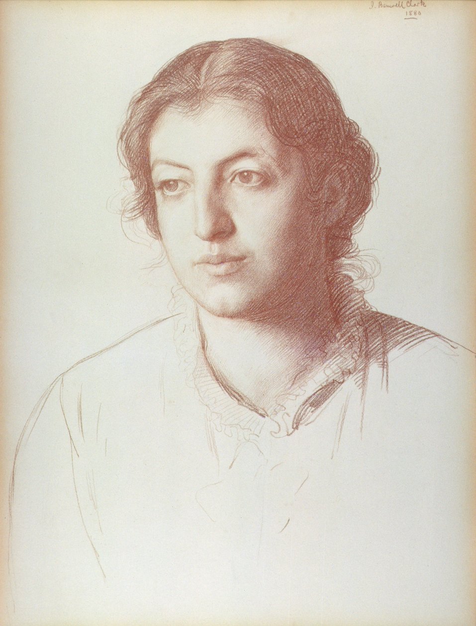 Porträt von Euterpe Ionides, später Mrs. W. F. Craies von Joseph Benwell Clark