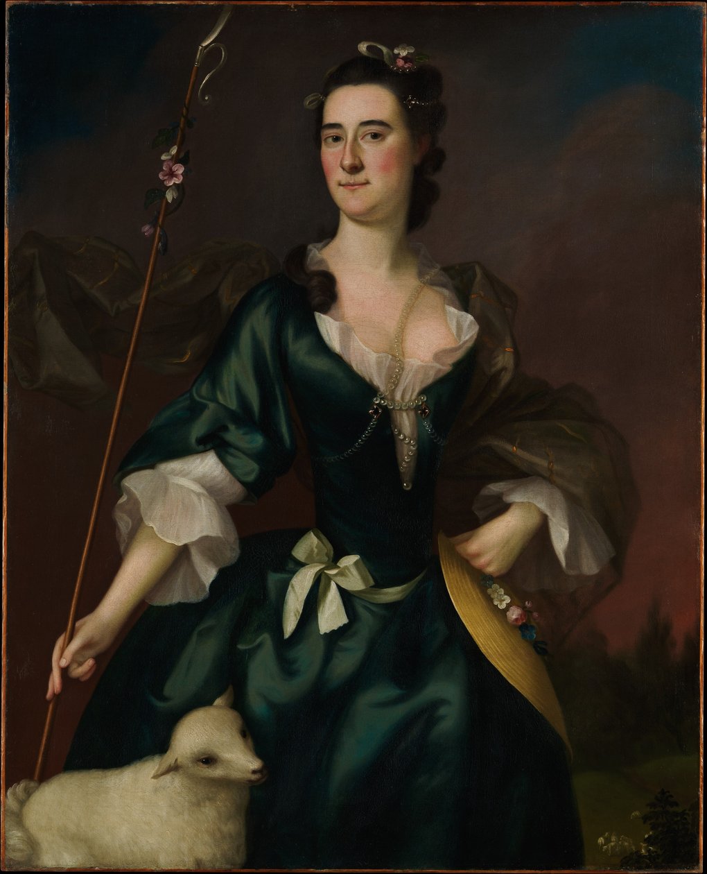 Porträt von Mary Sylvester von Joseph Jonathan Blackburn