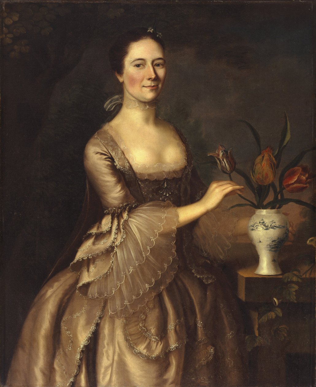 Porträt einer Frau von Joseph Jonathan Blackburn