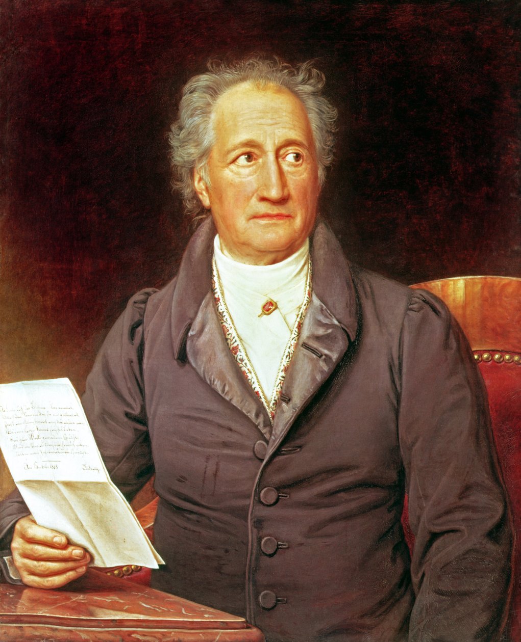 Johann Wolfgang von Goethe (1749-1832) von Joseph Carl Stieler