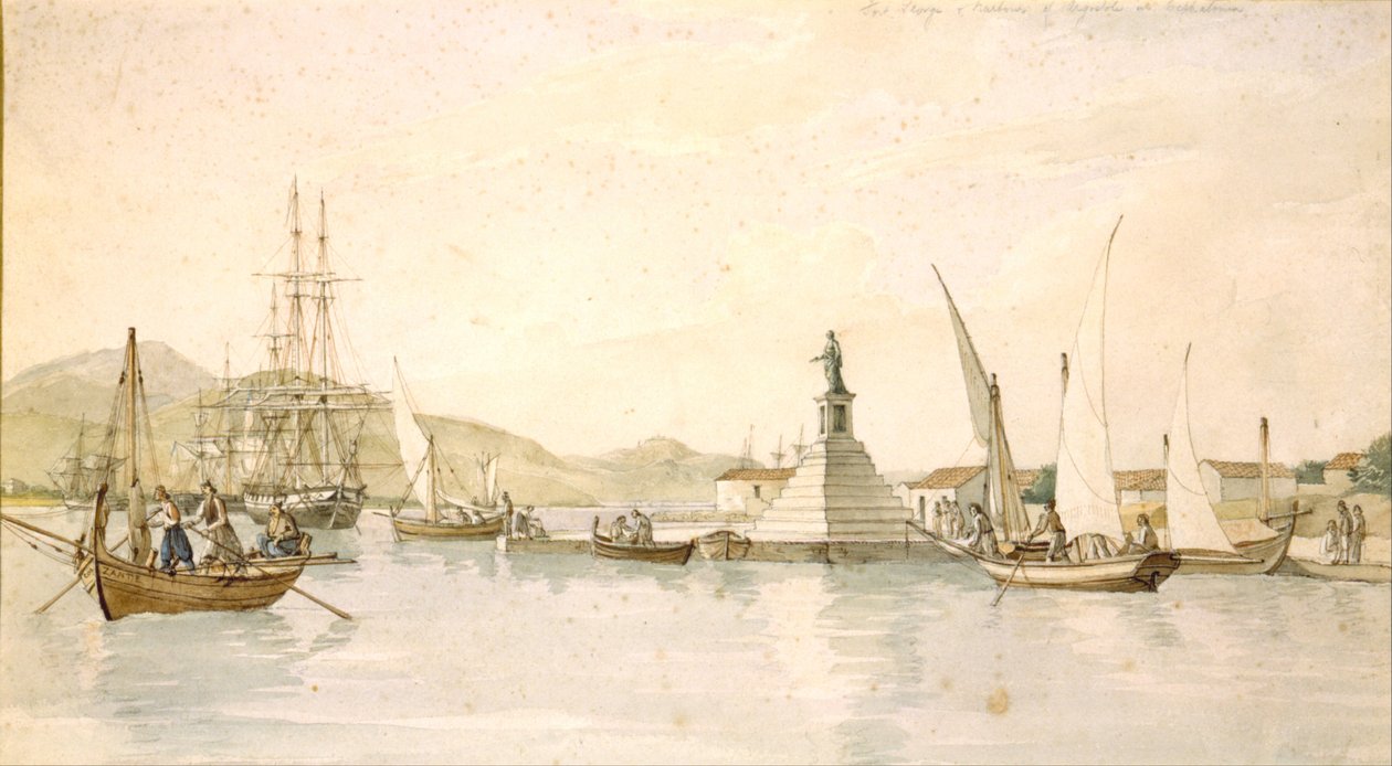 Blick auf Argostoli auf der Insel Kefalonia von Joseph Cartwright