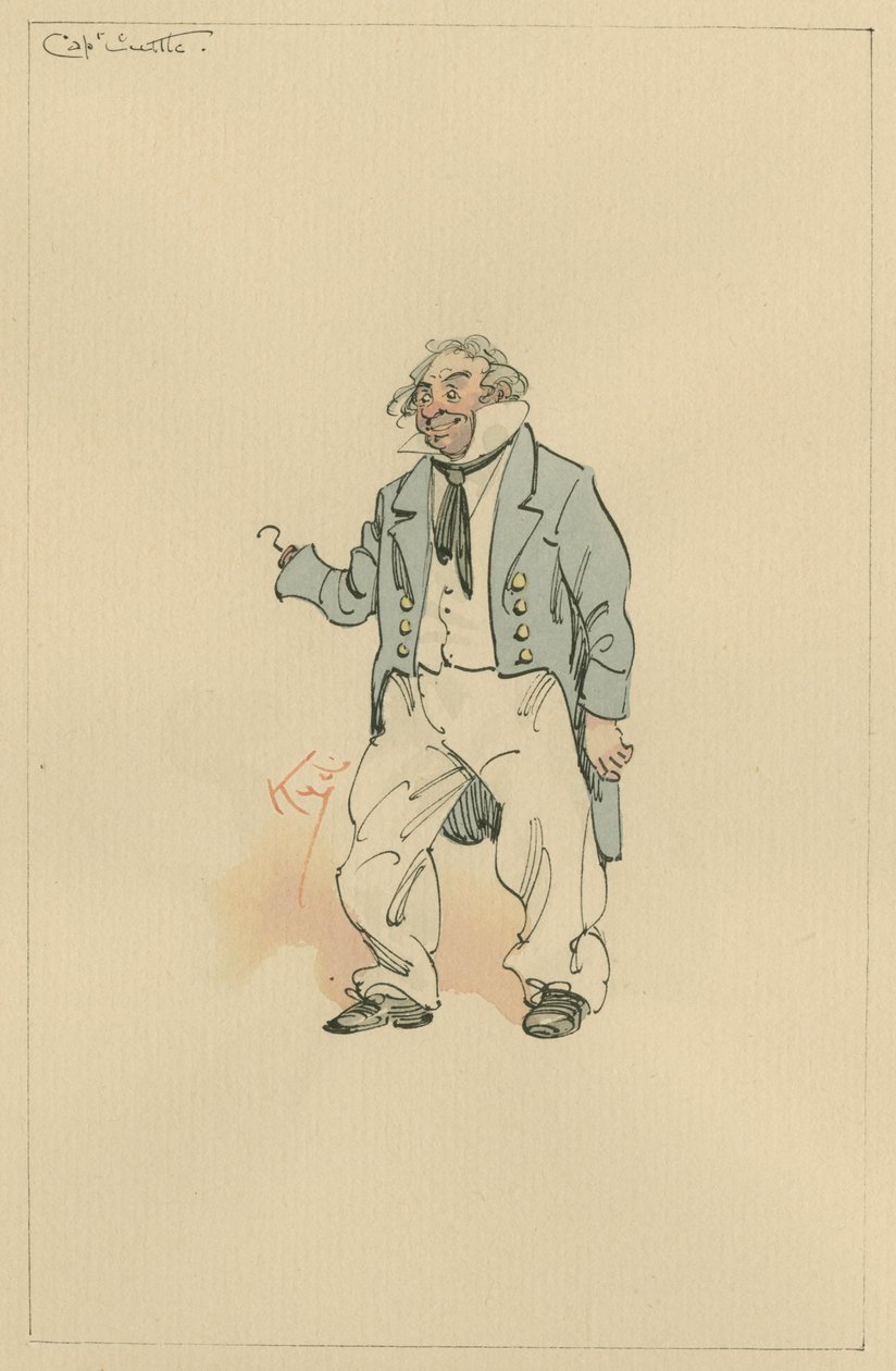 Captain Cuttle, ca. 1920er von Joseph Clayton Clarke