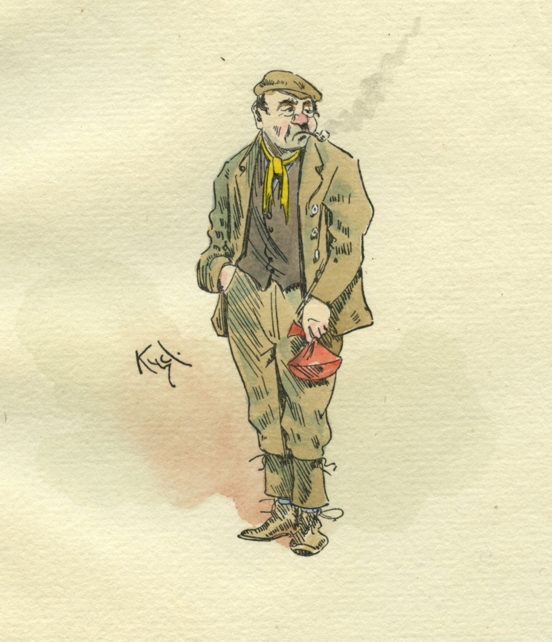 Charakter aus Oliver Twist von Joseph Clayton Clarke
