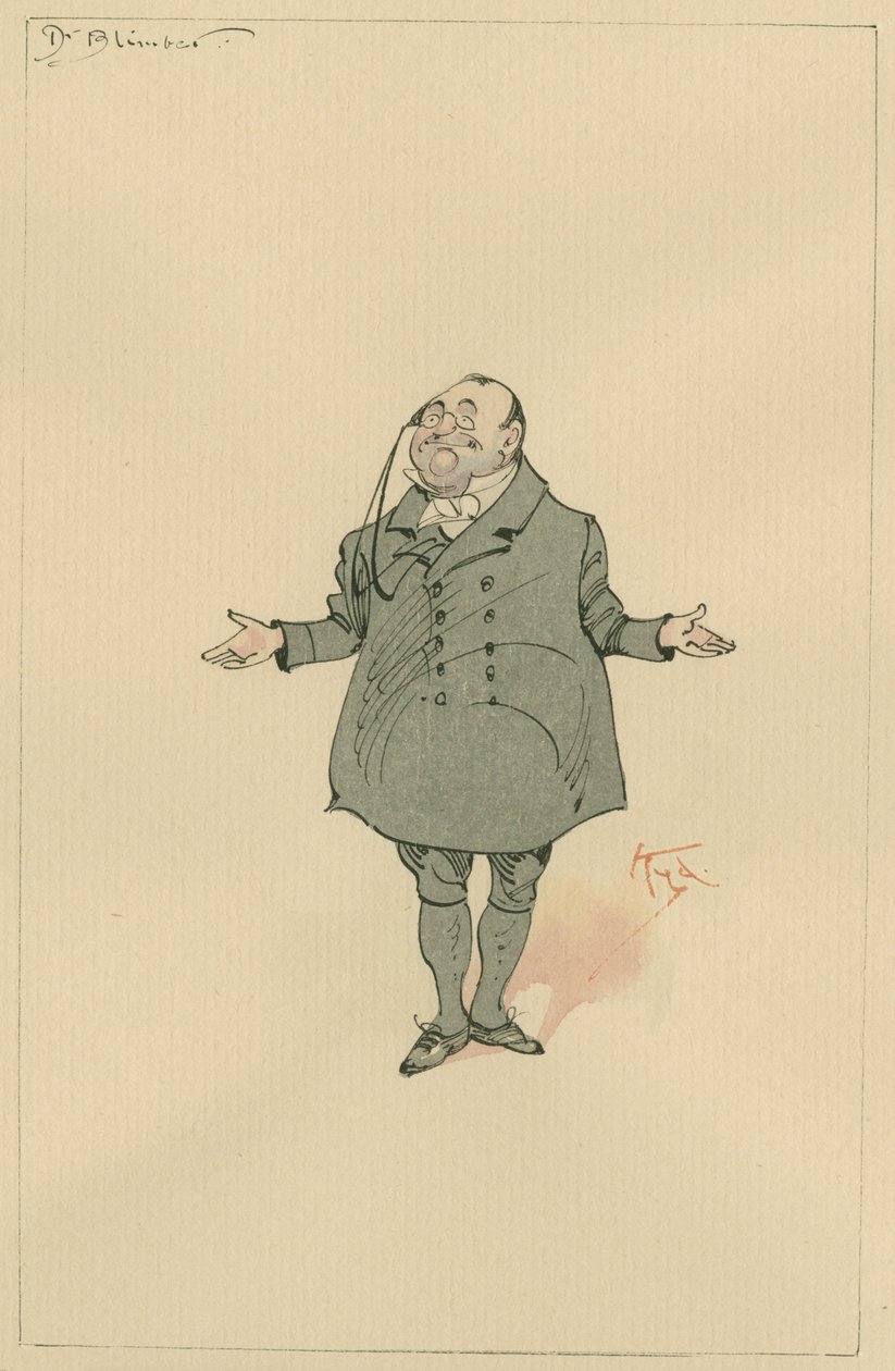 Dr. Blimber, ca. 1920er Jahre von Joseph Clayton Clarke