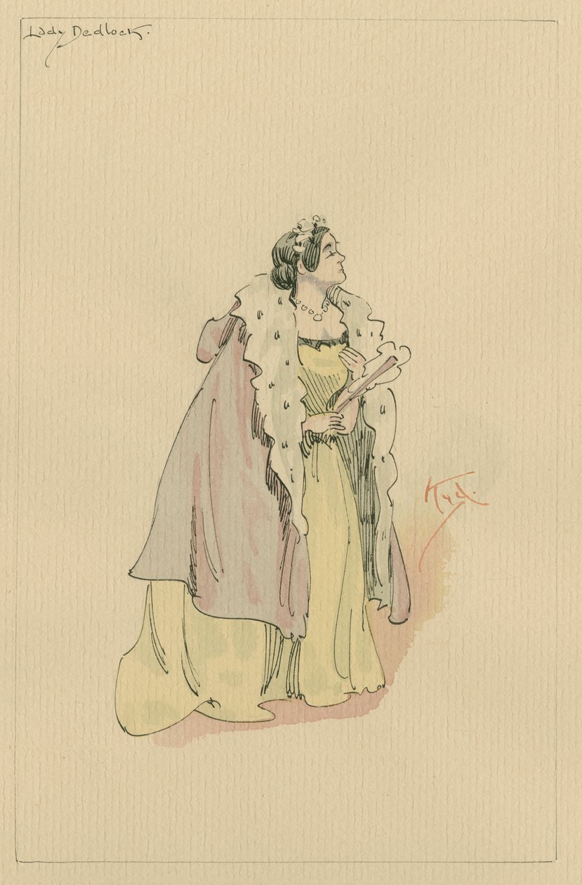 Lady Dedlock, ca. 1920er von Joseph Clayton Clarke