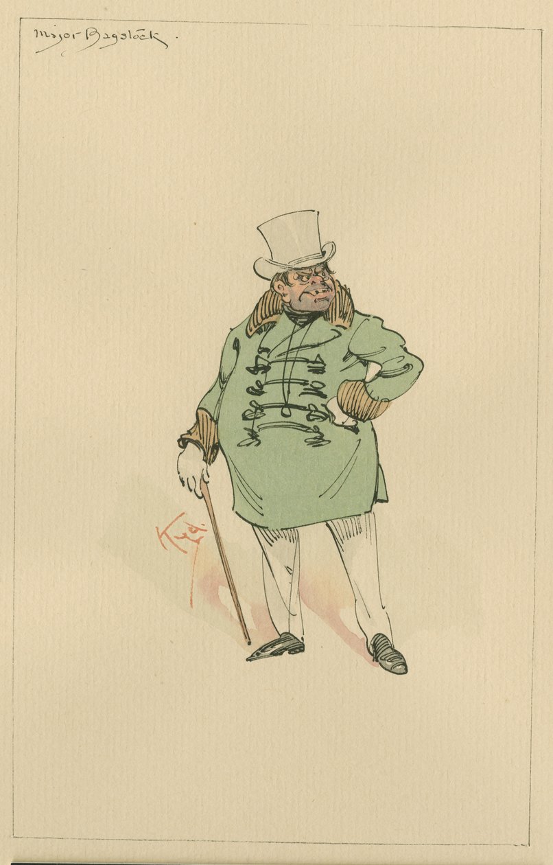 Major Bagstock, ca. 1920er von Joseph Clayton Clarke