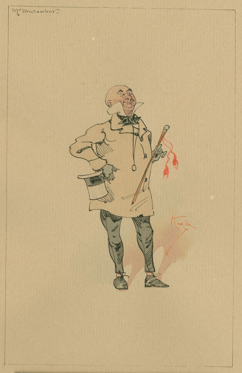 Mr. Micawber von Joseph Clayton Clarke