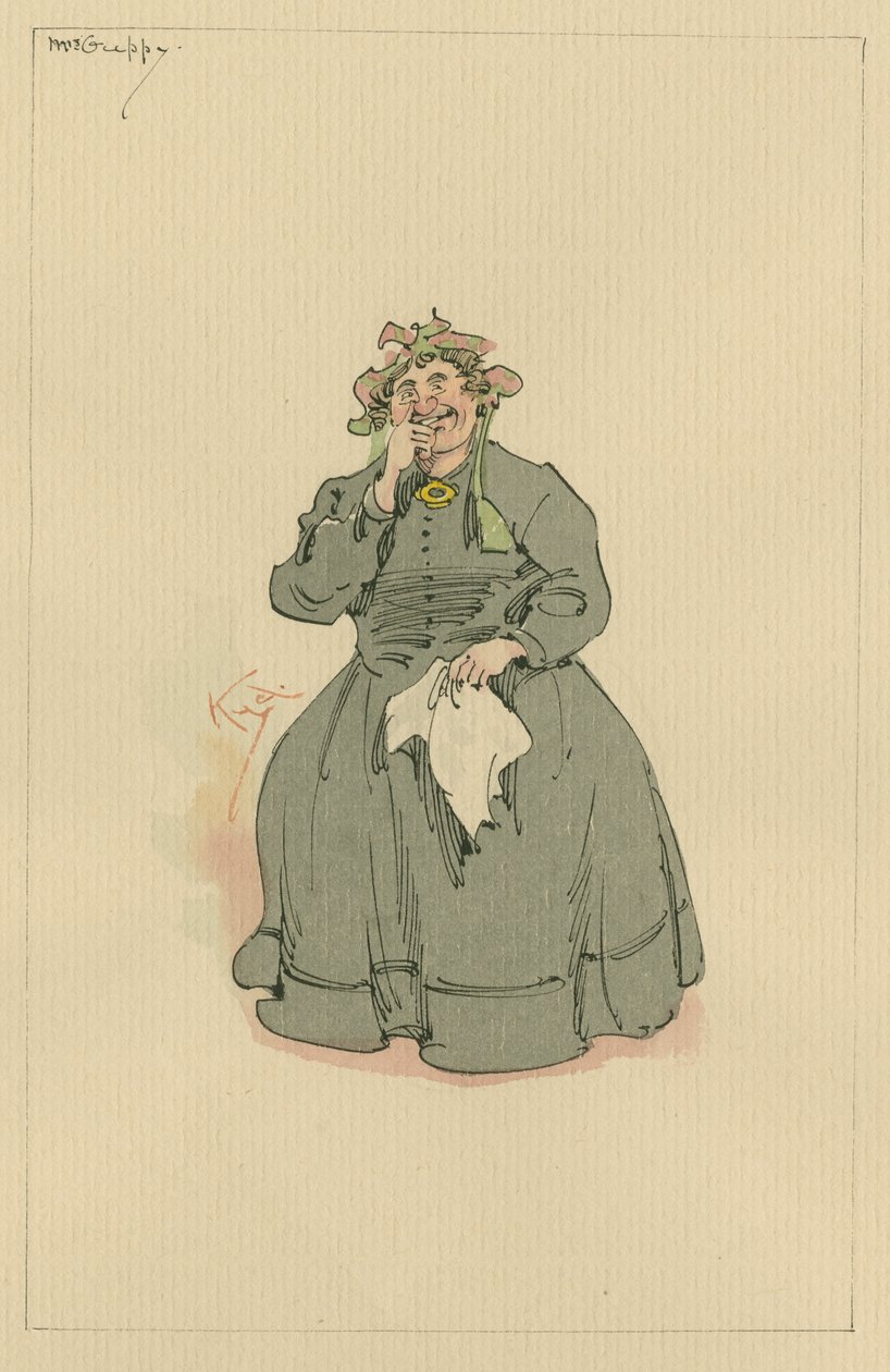 Mrs. Guppy, ca. 1920er von Joseph Clayton Clarke