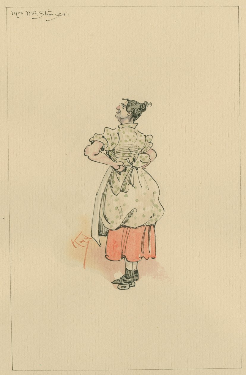 Mrs. MacStinger, um 1920er Jahre von Joseph Clayton Clarke