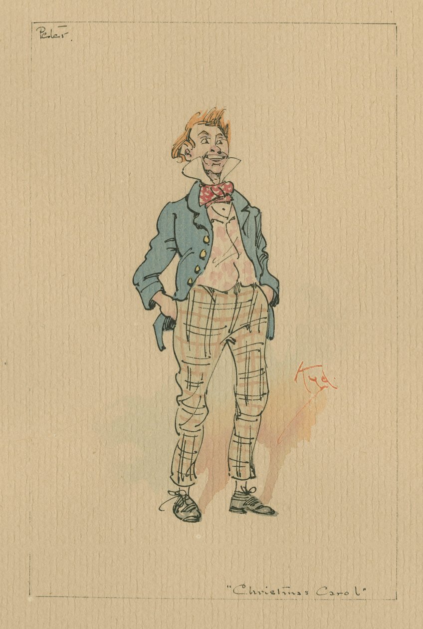 Peter Cratchit - Eine Weihnachtsgeschichte, ca. 1920er von Joseph Clayton Clarke