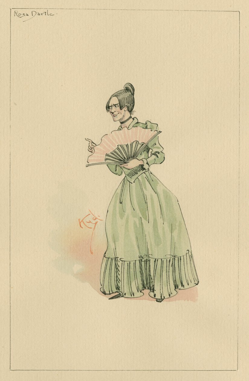 Rosa Dartle, ca. 1920er von Joseph Clayton Clarke
