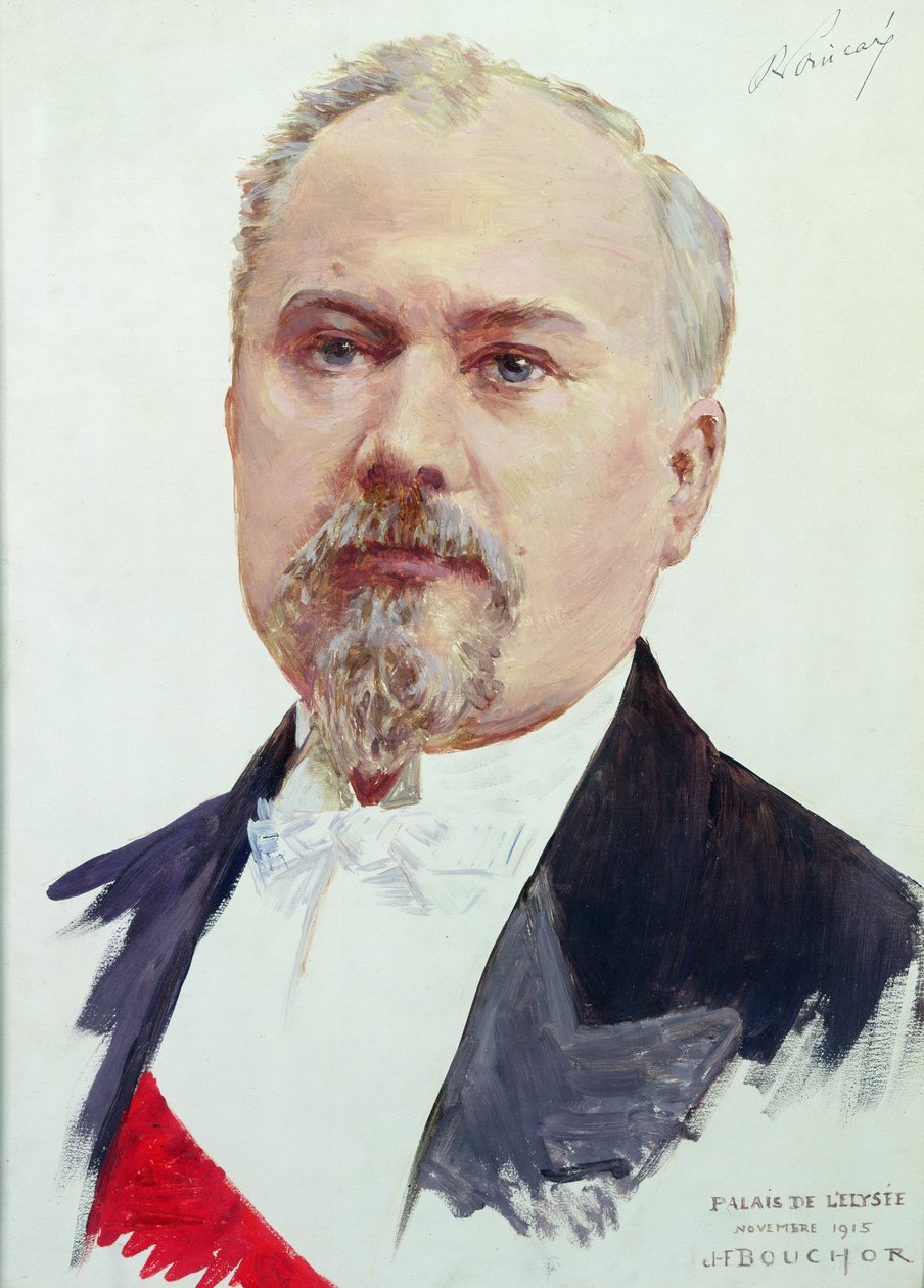 Porträt von Raymond Poincare (1860-1934) 1915 von Joseph Felix Bouchor