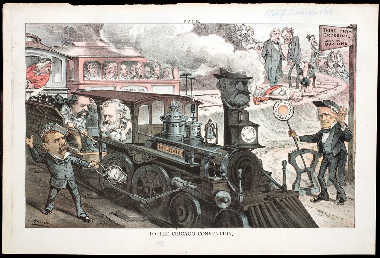 Zur Chicago-Konvention, 1880 von Joseph Keppler