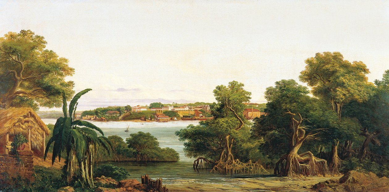 Ansicht von São Luis do Maranhão von Joseph Léon Righini